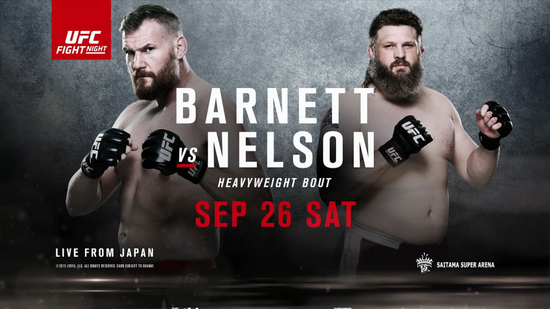 UFC Fight Night 75: Barnett vs. Nelson
