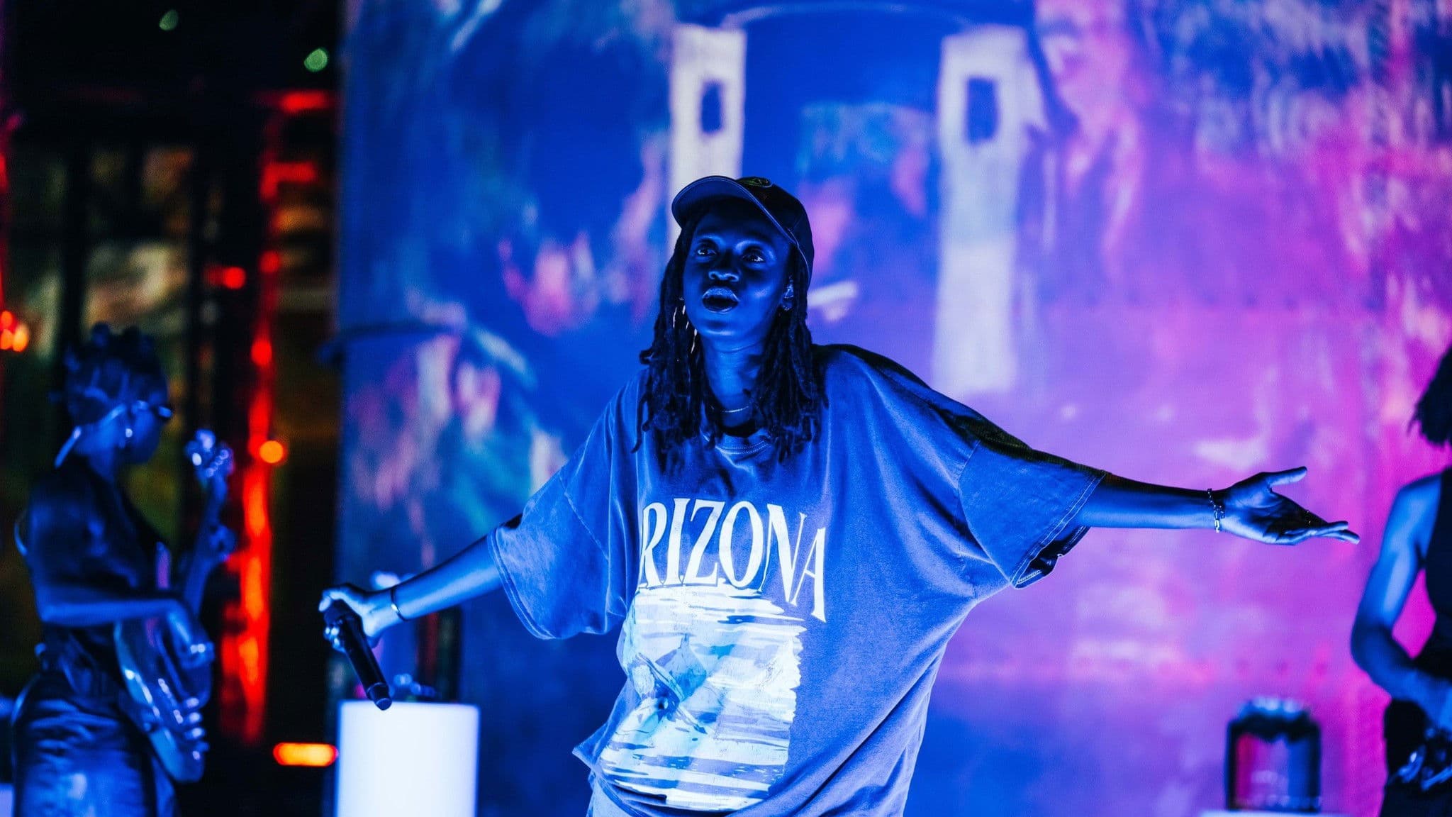 Little Simz à l'Atelier des Lumières