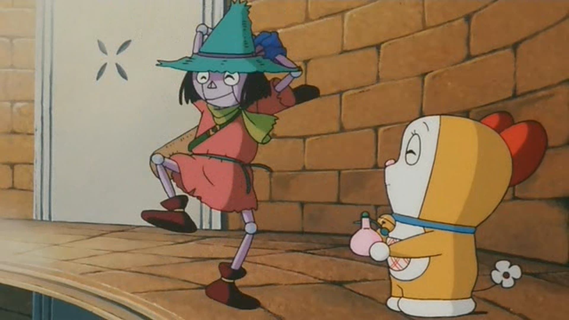 도라미짱 푸른 밀짚 모자