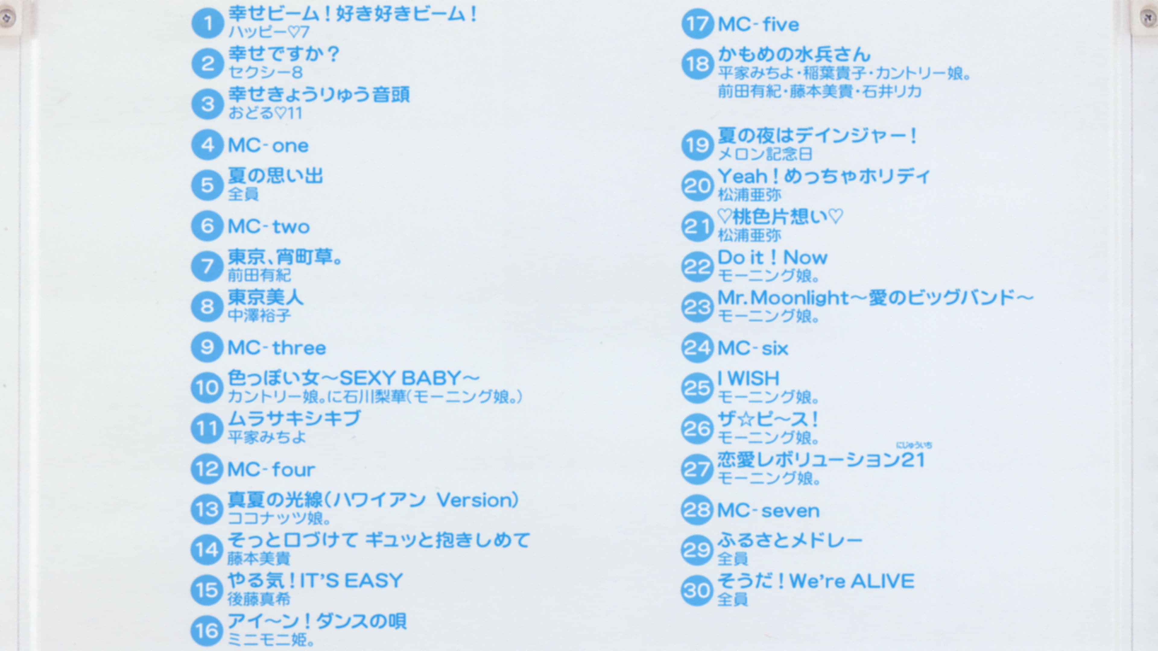 Hello! Project 2002夏 ~ONE HAPPY SUMMER DAY~