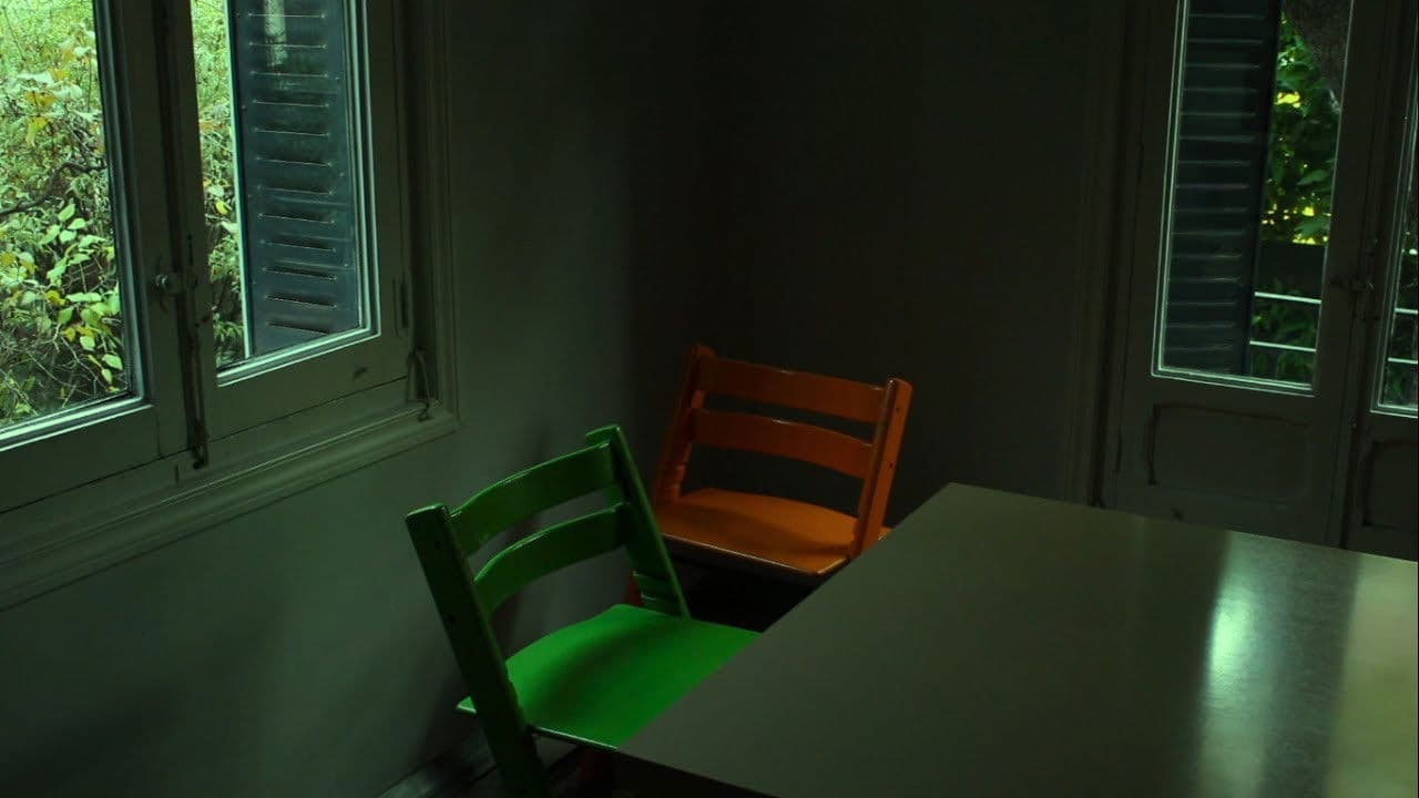 Atardeció en la mesa, del verde al azul