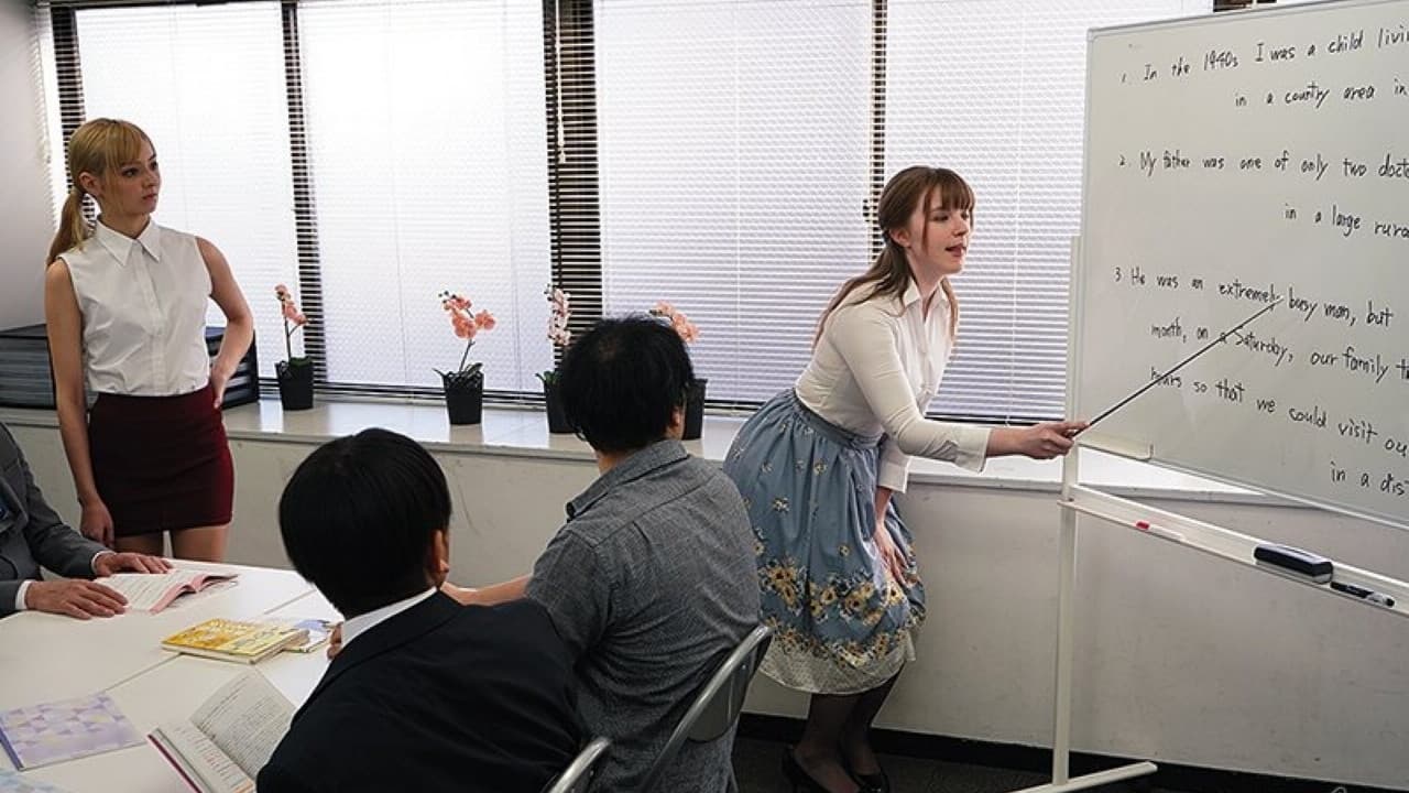 催淫洗脳された白人講師は嫌がりながらも淫乱ビッチになっていた。