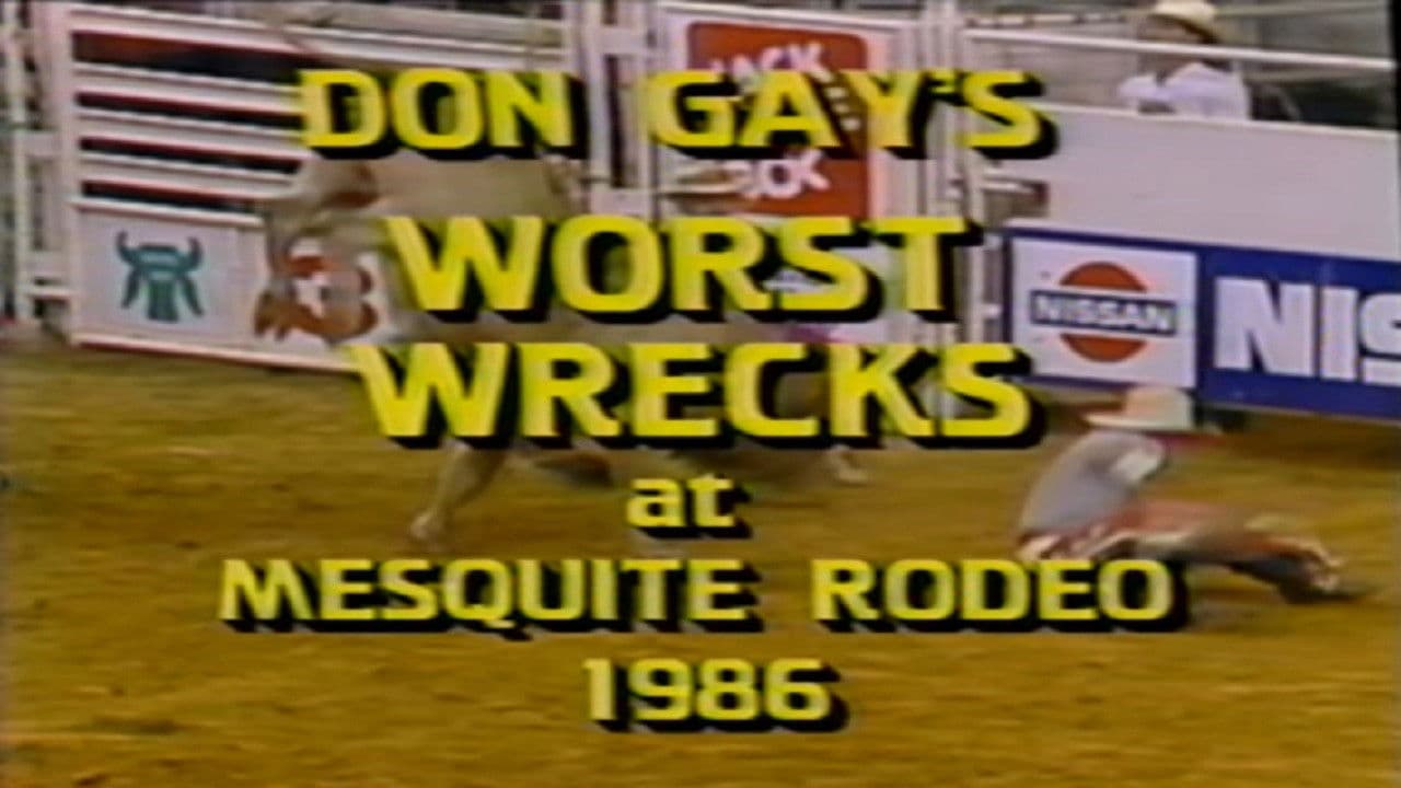 Don Gay's Worst Wrecks at Mesquite Rodeo 1986