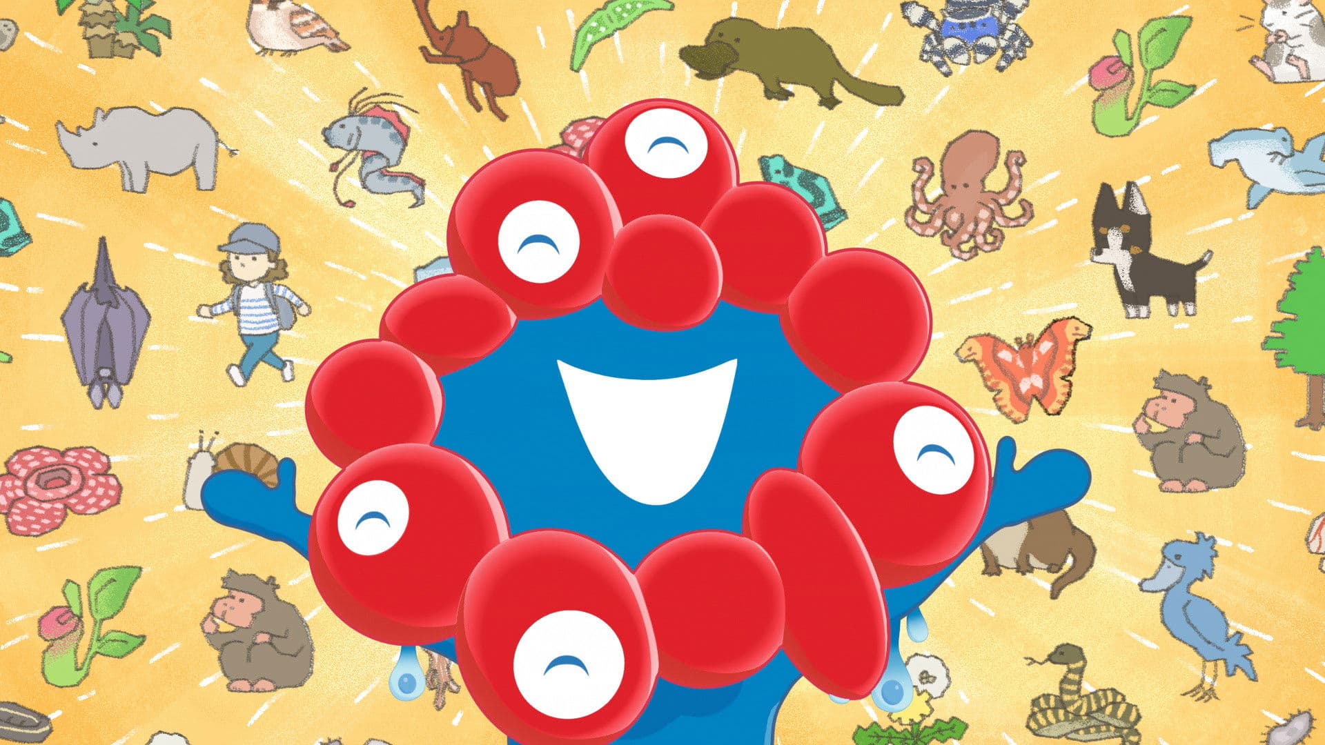 はーい！ミャクミャクです