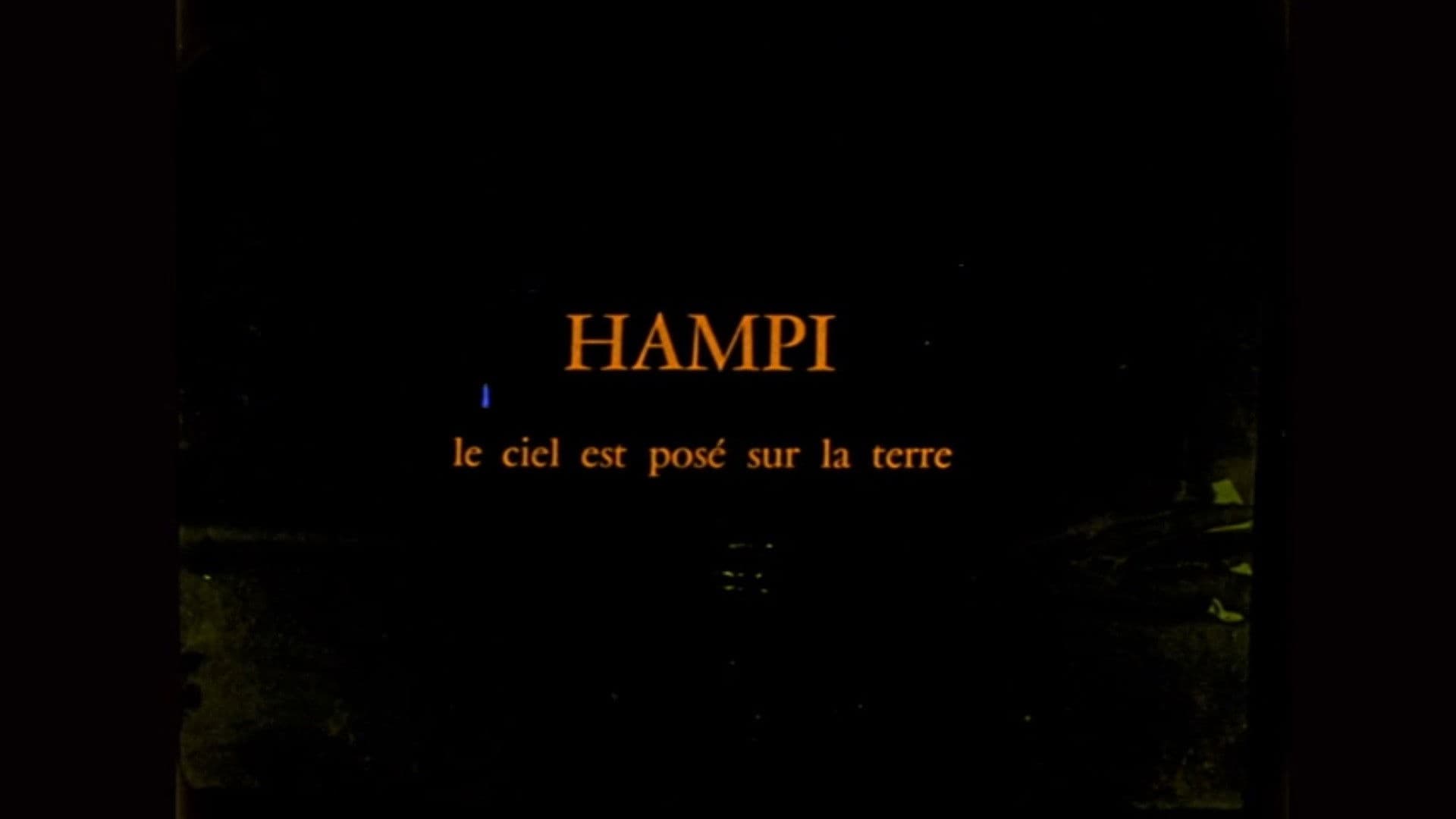 Le Hampi - Le ciel est posé sur la terre