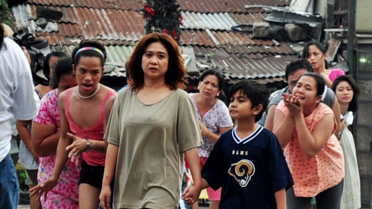 하수조에 빠진 여배우