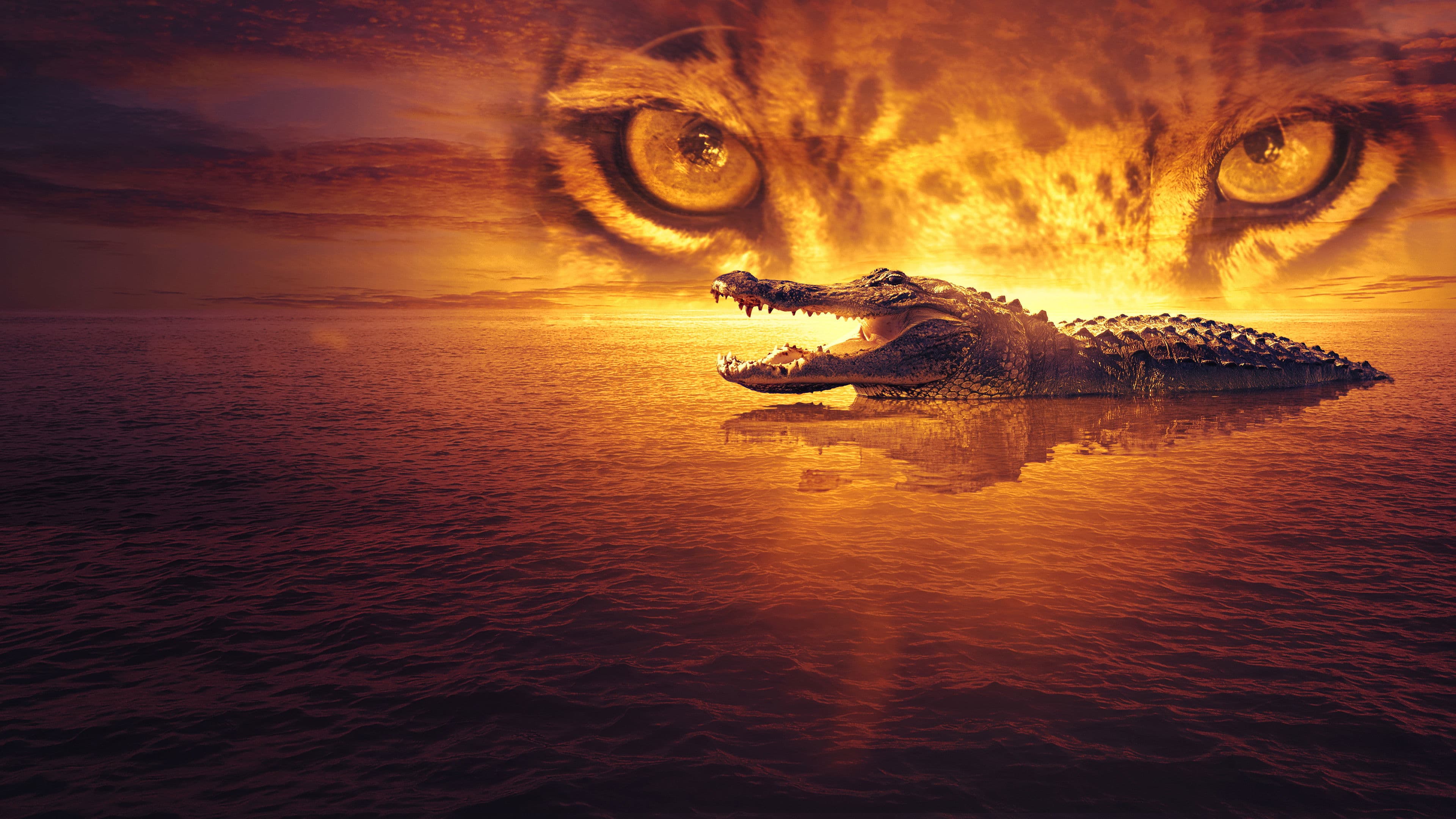 Jaguar vs. Krokodille