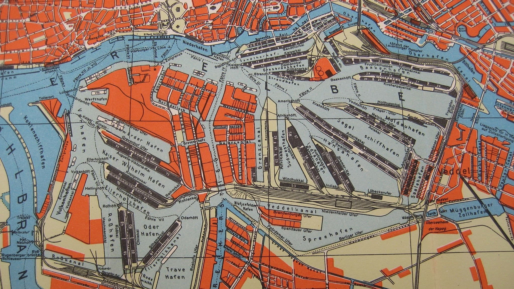 Der Hamburger Hafen 1938