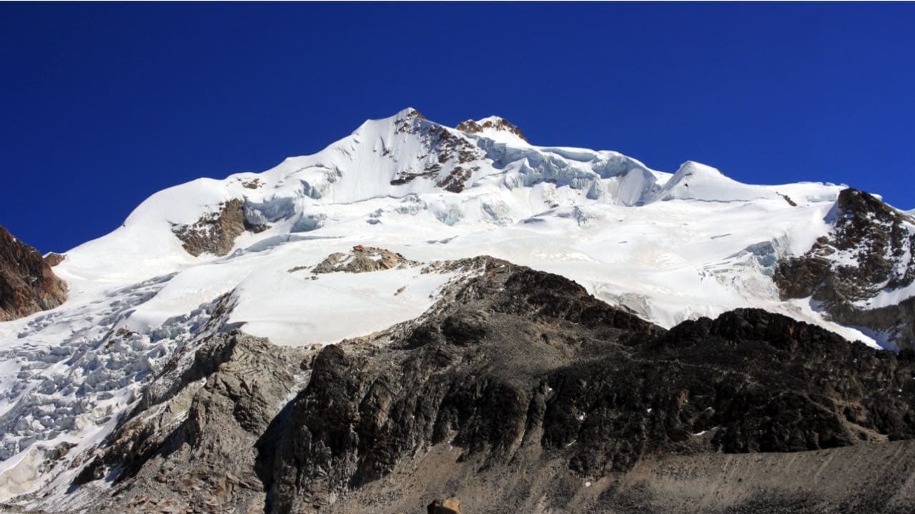 Der Huayna Potosi "Ersteigung des 6088m hohen Berges"