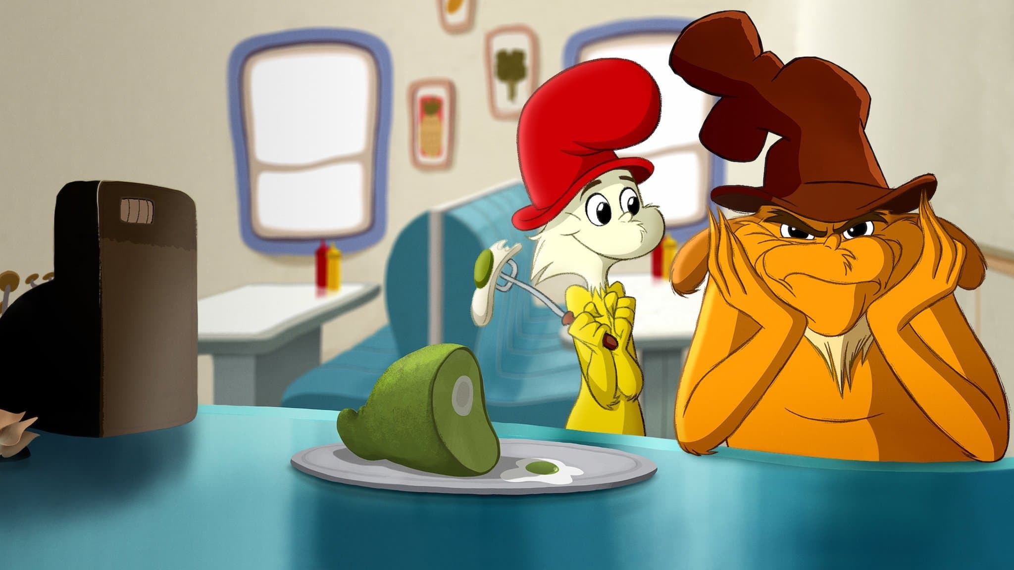 초록 달걀과 햄