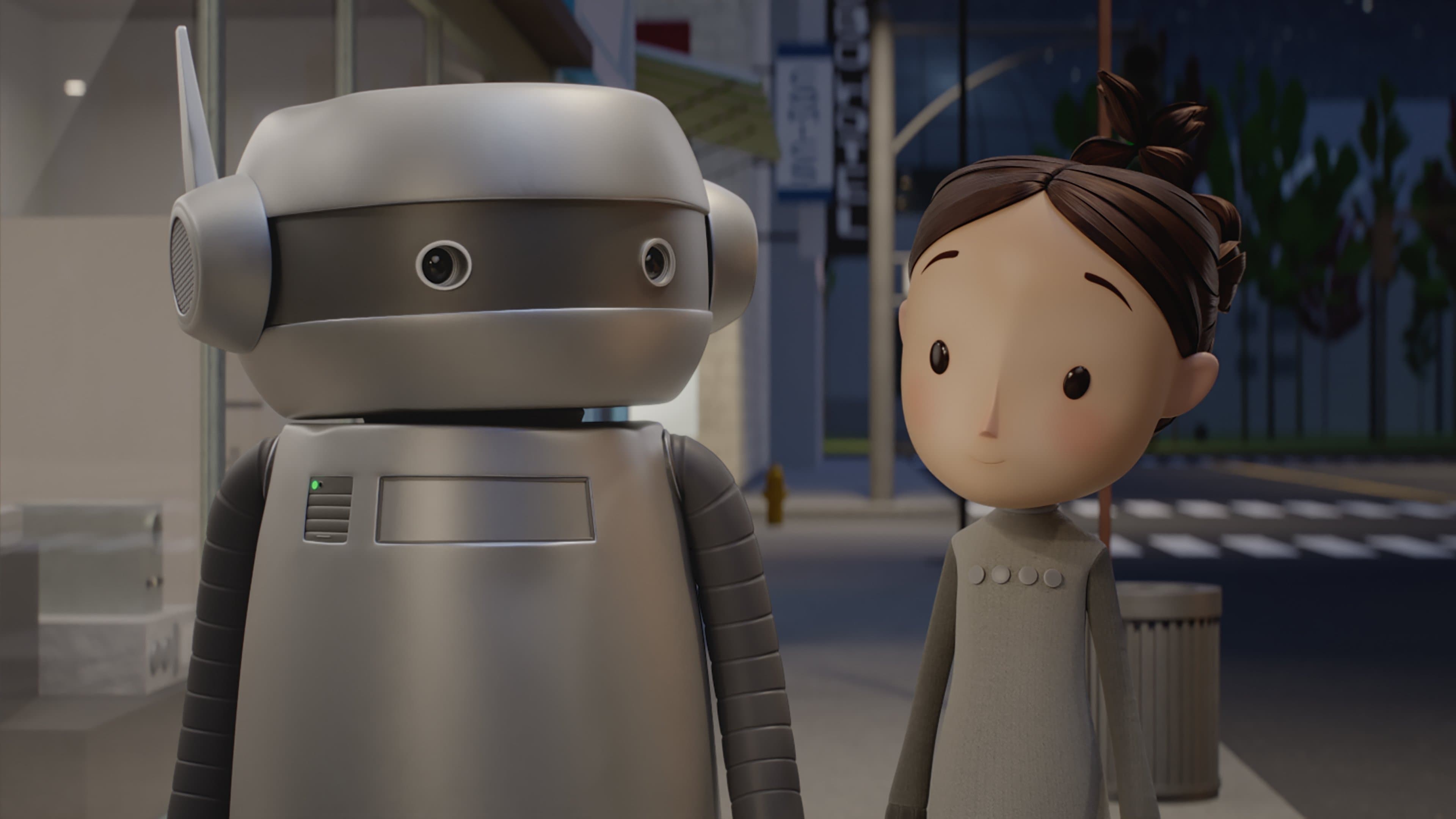 우주소녀와 로봇