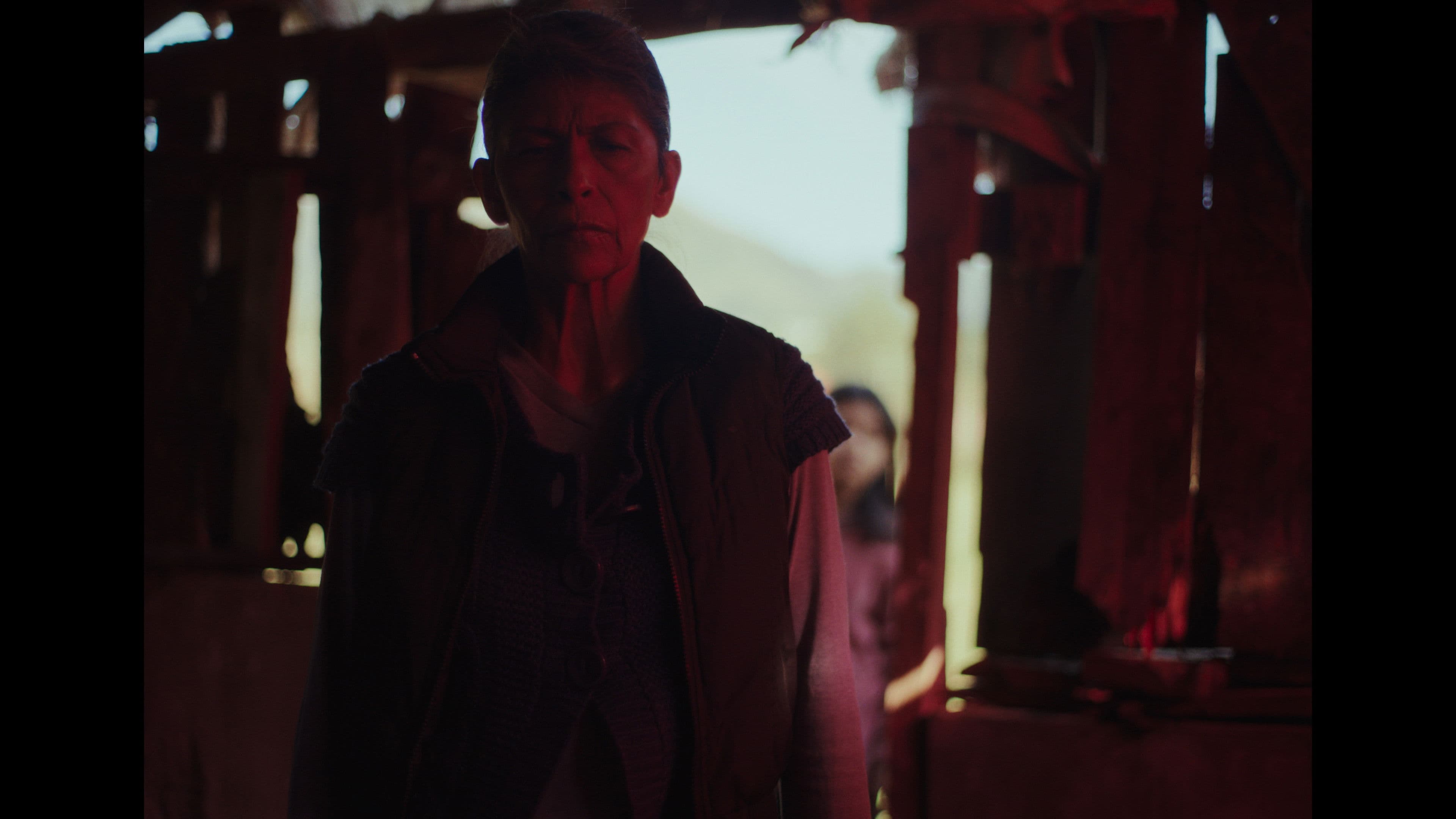 Una torreta en llamas