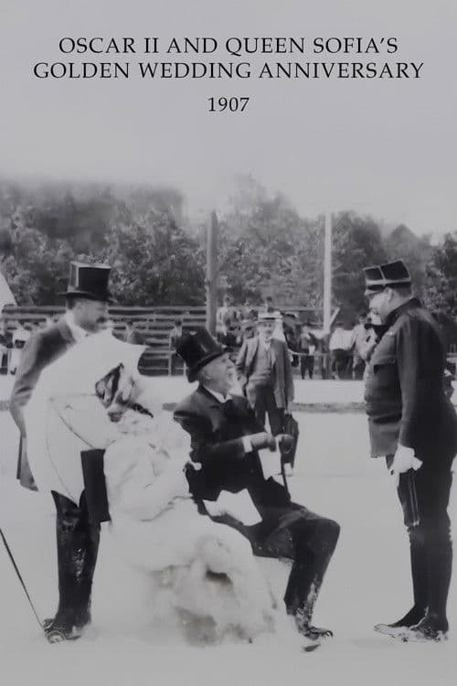 Oscar II och drottning Sofia firar guldbröllop