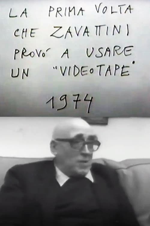 La prima volta che Zavattini provò ad usare un videotape