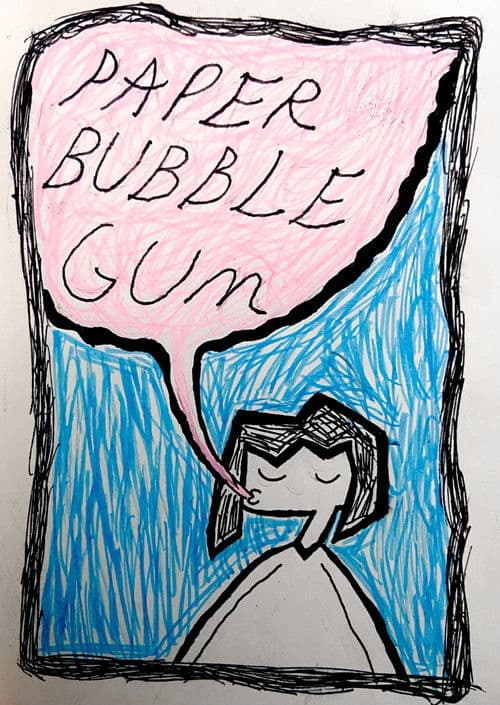 Paper Bubble Gum