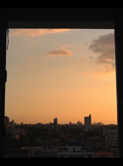 O céu sobre Havana